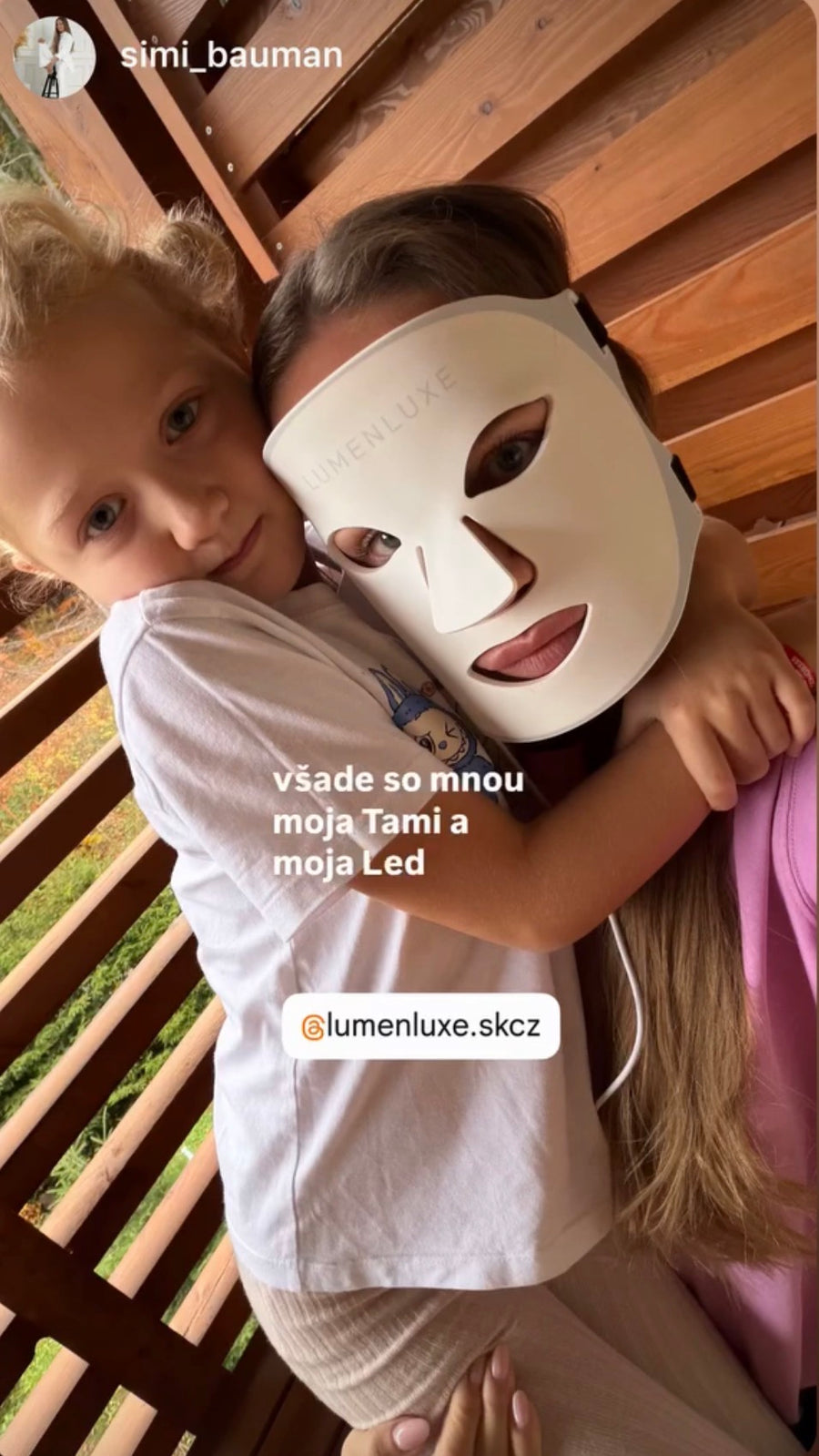 LumenLuxe LED arcmaszk – vásárlói fotó