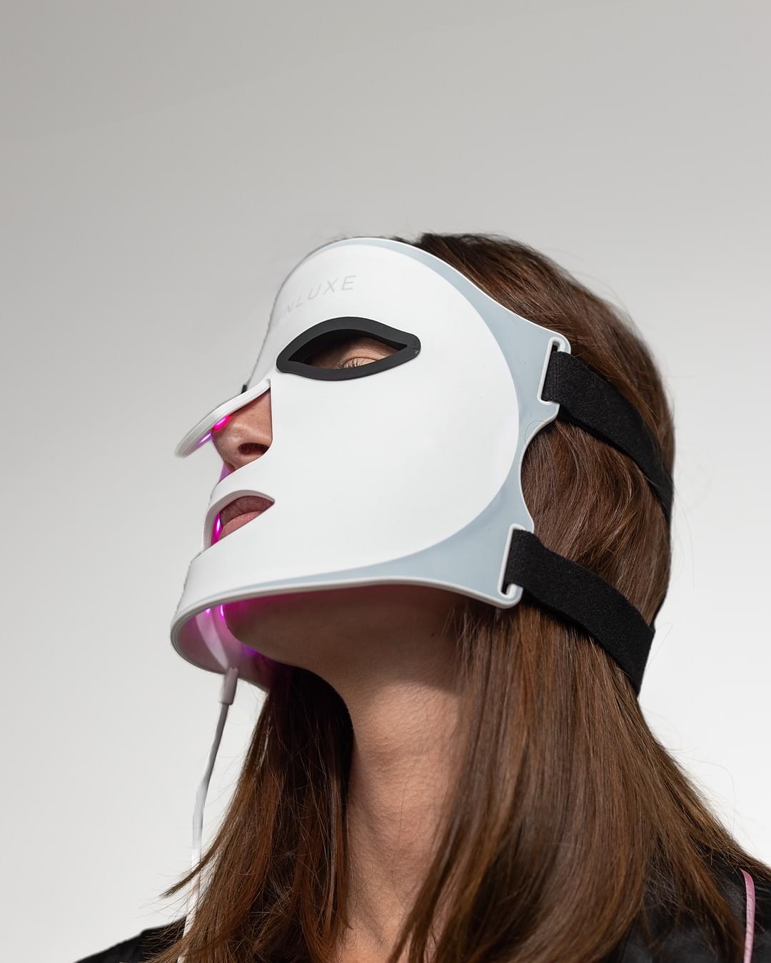 LumenLuxe LED maska — 630nm červené svetlo kolagén a akné terapia