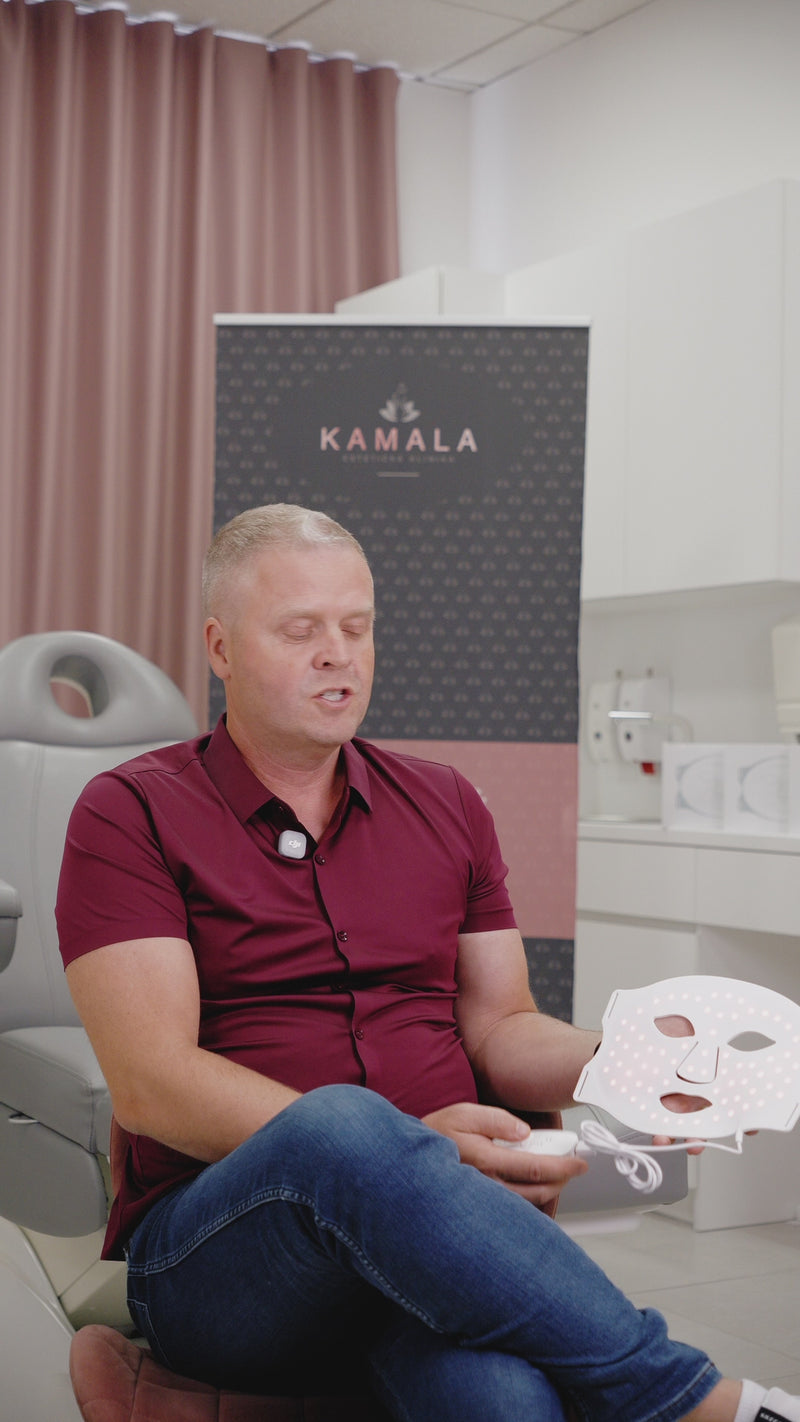 Video: MUDr. Boris Babiš (Kamala) vysvetľuje, ako LED svetlo pôsobí na pleť a pigment